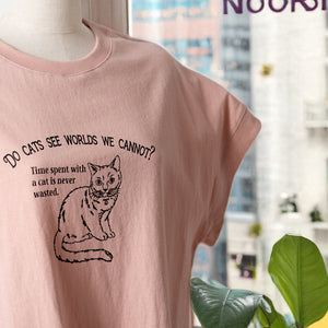 おませ猫Tシャツ (10027375329412)
