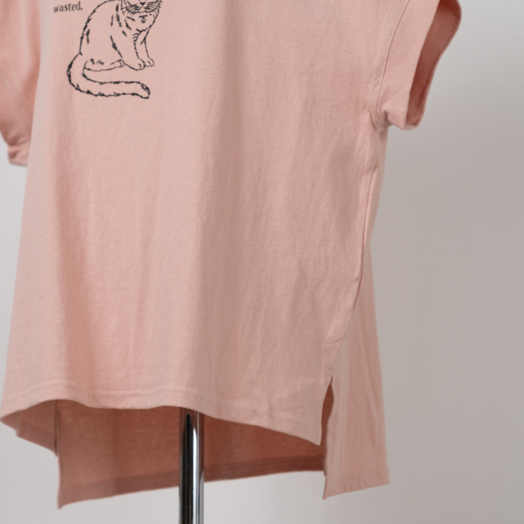 おませ猫Tシャツ (10027375329412)