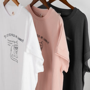 おませ猫Tシャツ (10027375329412)