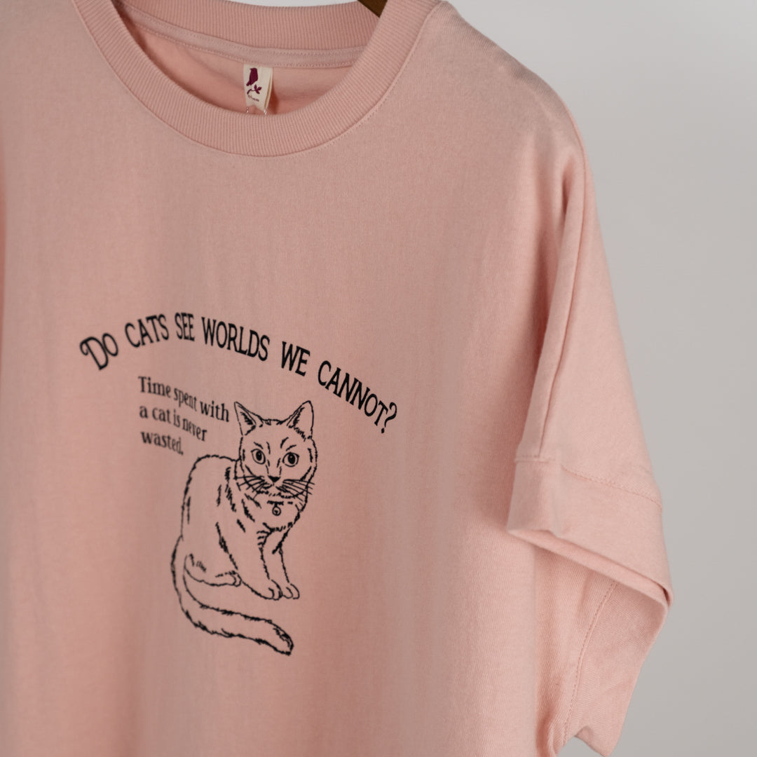おませ猫Tシャツ (10027375329412)