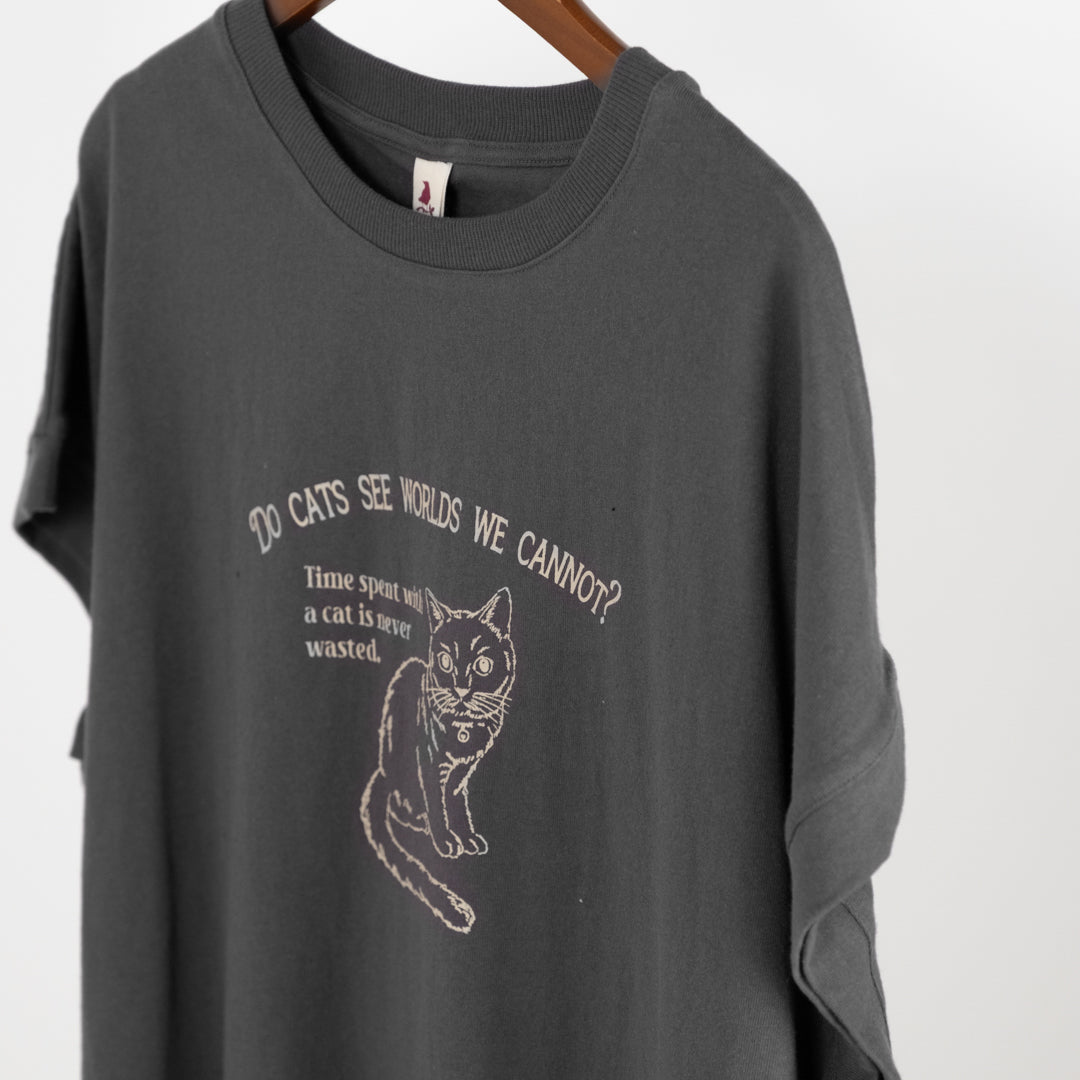 おませ猫Tシャツ (10027375329412)