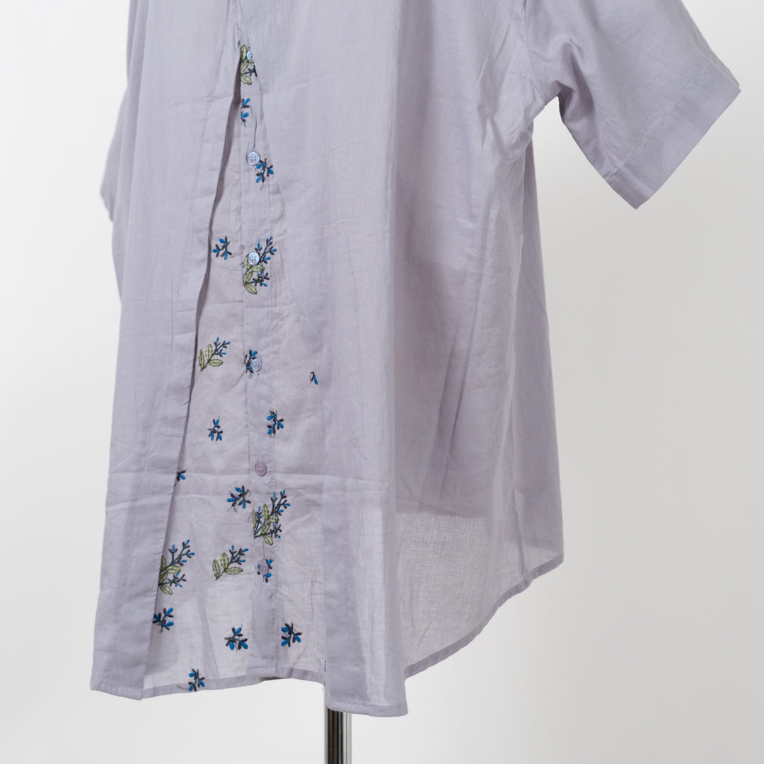 ボタニカル刺しゅうチュニック (10041272467588)