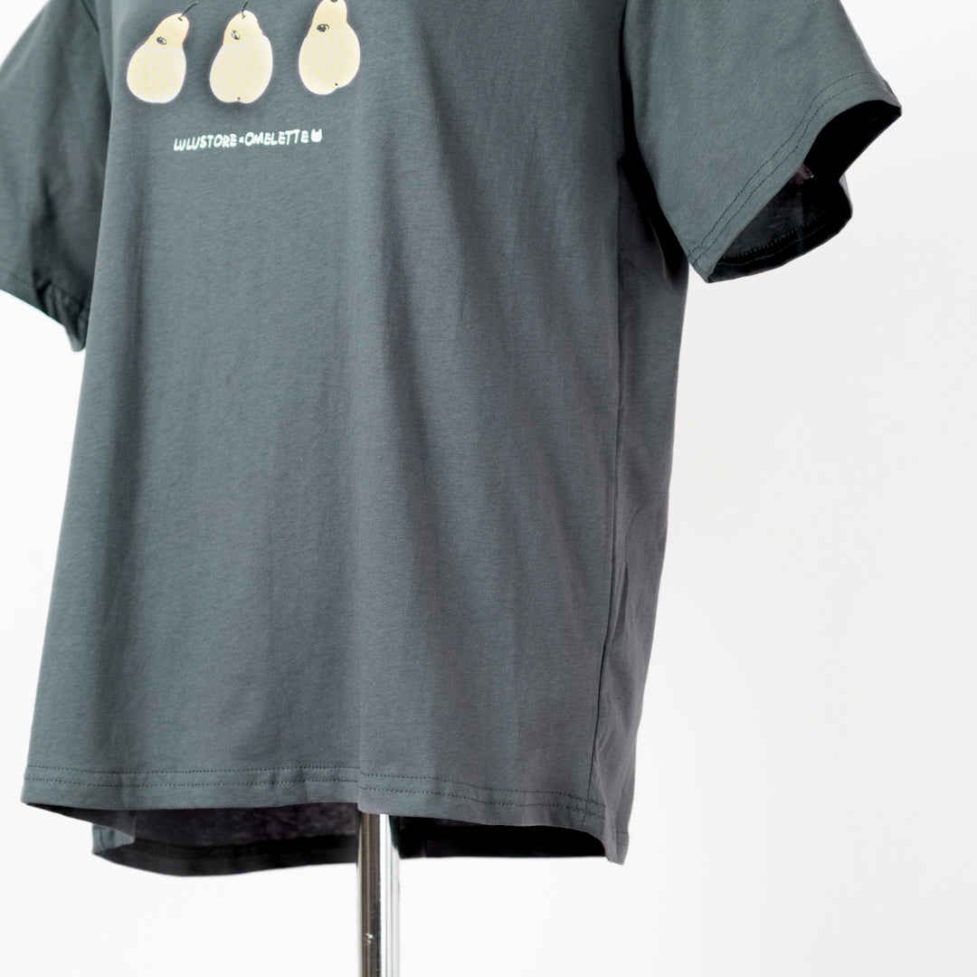 ほっこり梨のプリントＴシャツ (10045868015748)