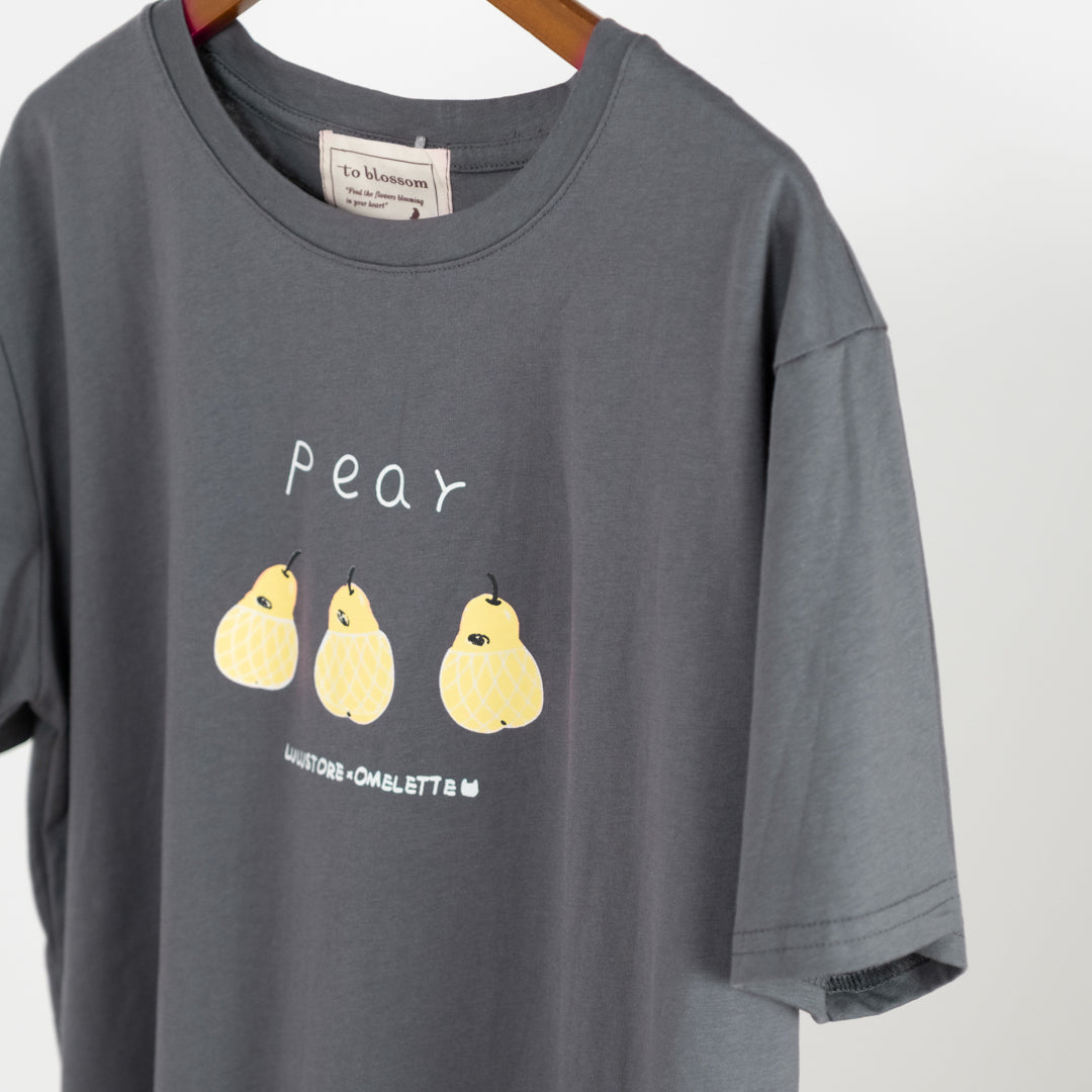 ほっこり梨のプリントＴシャツ (10045868015748)