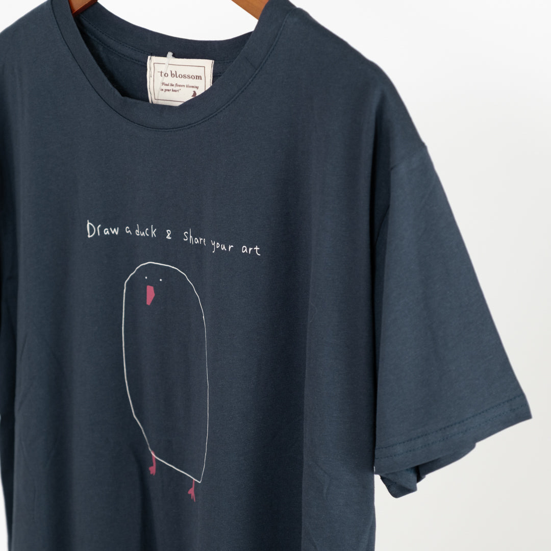 落書きアヒルTシャツ (10045868802180)