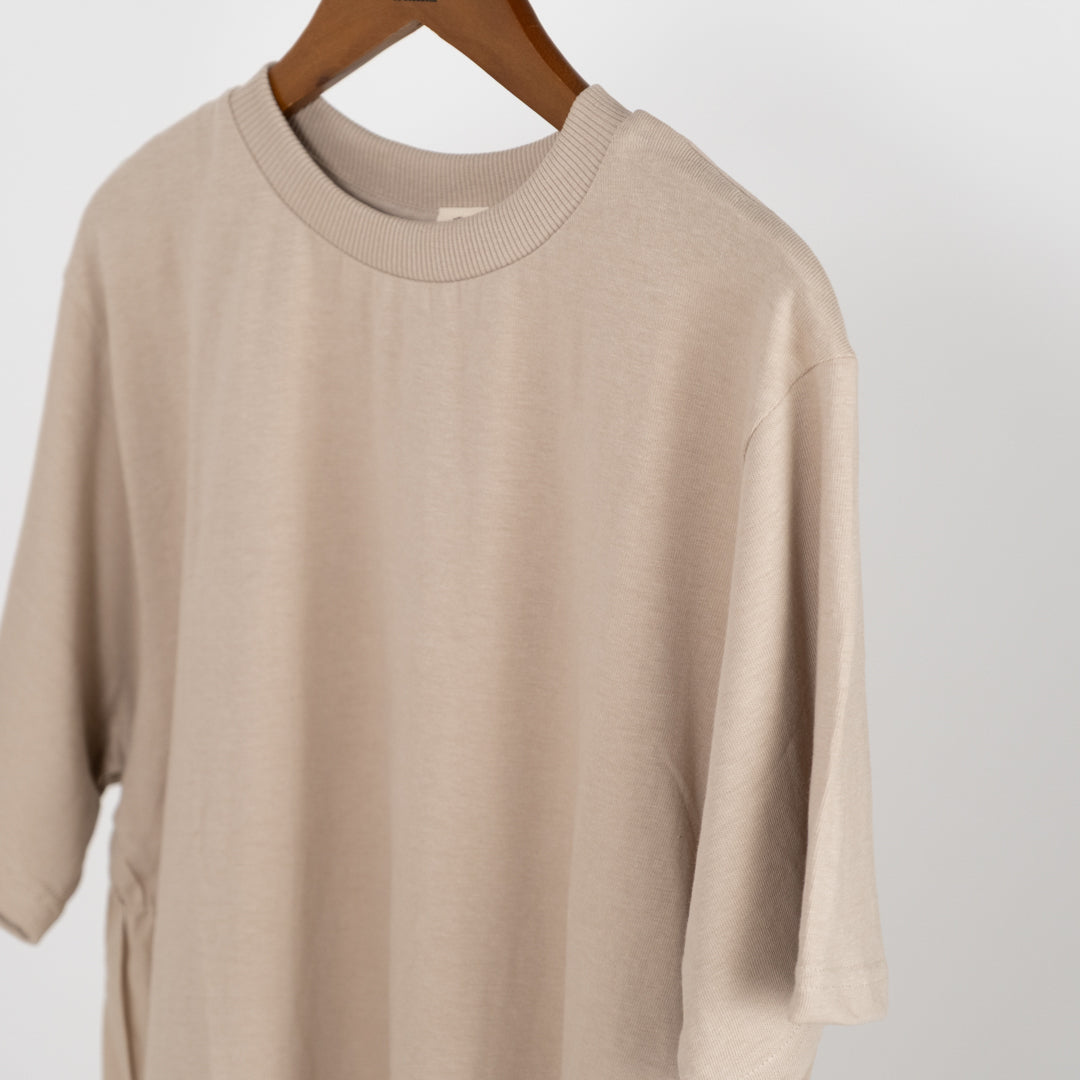 後ろティアード布帛切替チュニック (10055122190468)