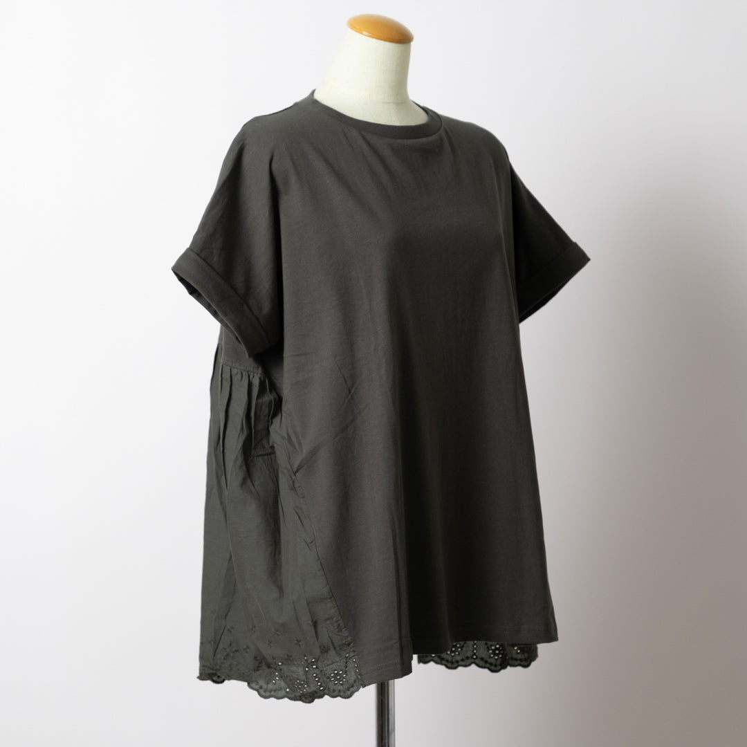 スカラップレース切替Aラインプルオーバー (10055127793796)