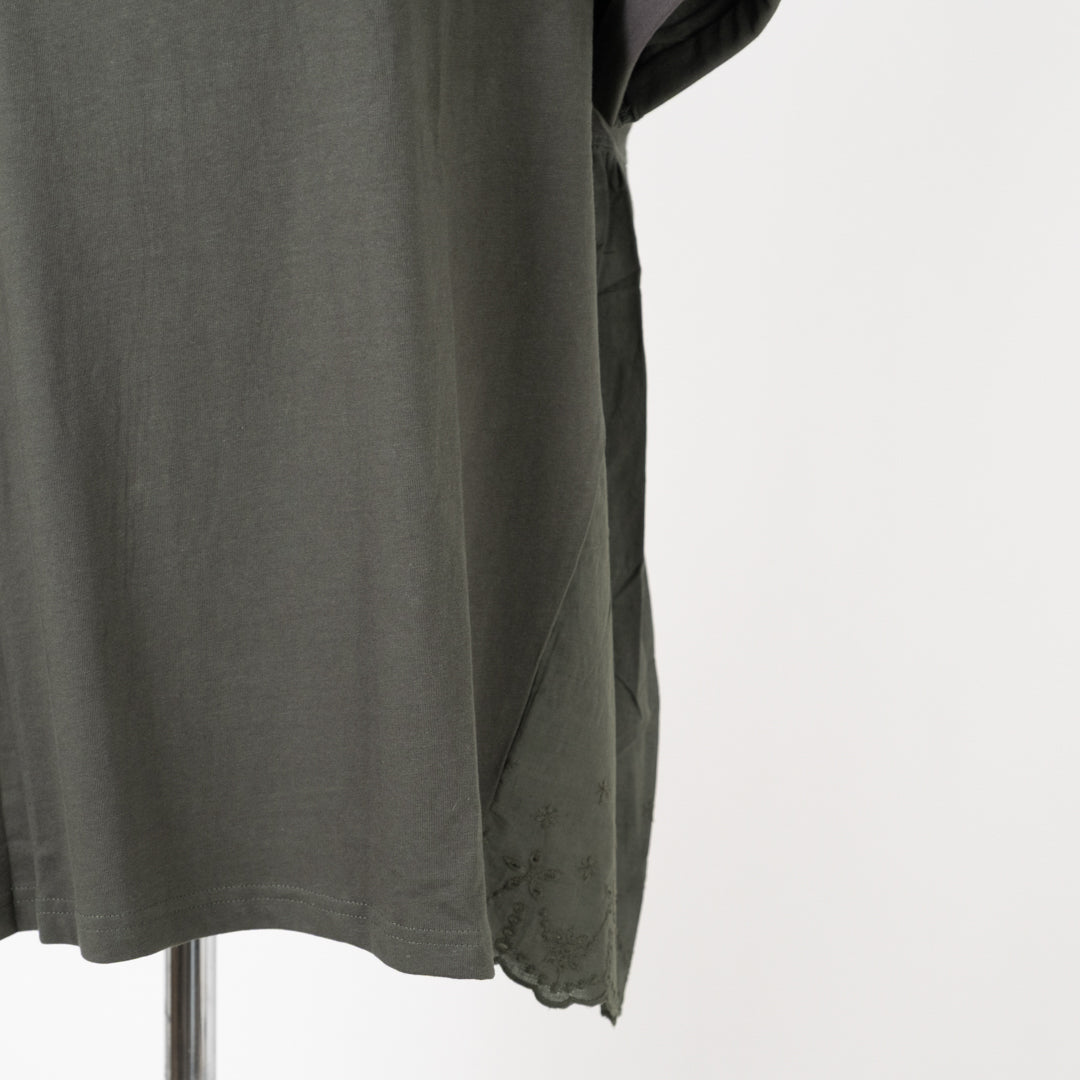 スカラップレース切替Aラインプルオーバー (10055127793796)