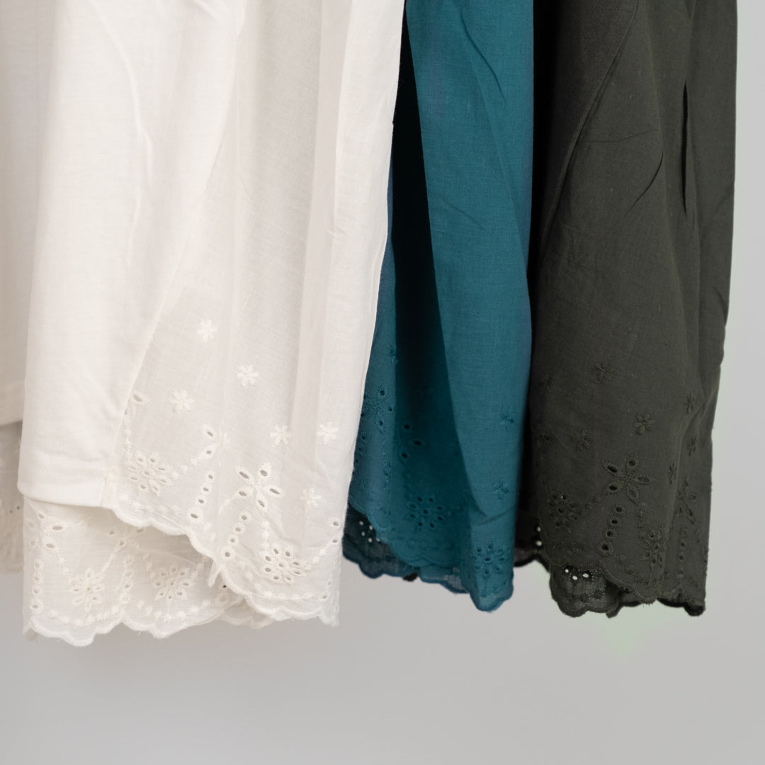 スカラップレース切替Aラインプルオーバー (10055127793796)