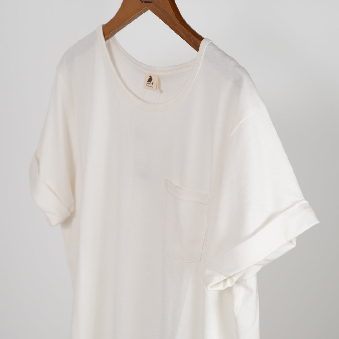 クルー裾ラウンドTシャツ (10055144538244)