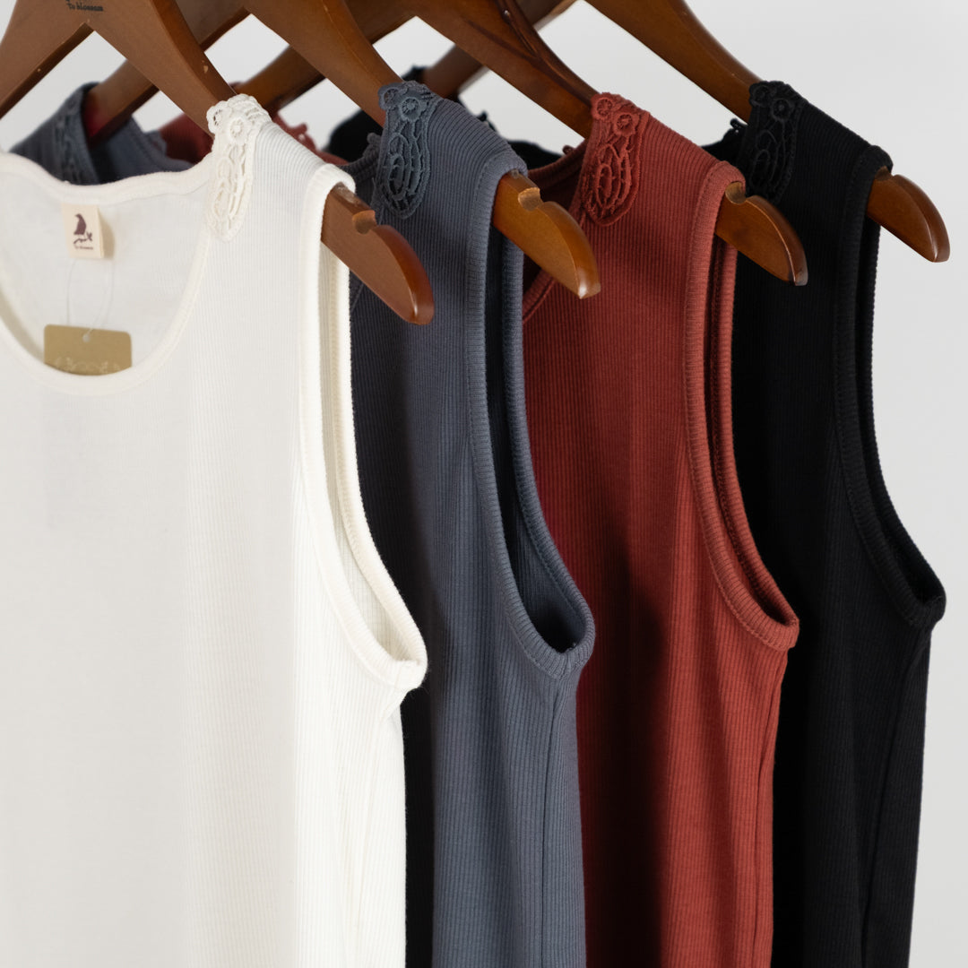 backレースリブタンクトップ (10055174291588)