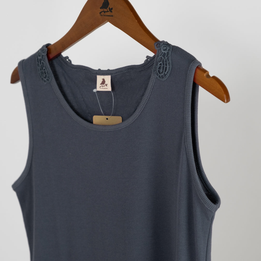 backレースリブタンクトップ (10055174291588)