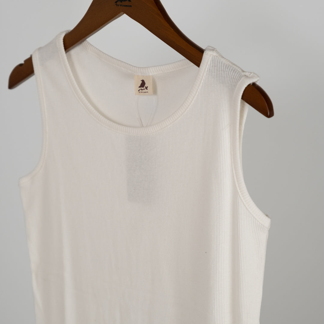 裾レースリブタンクトップ (10055176913028)