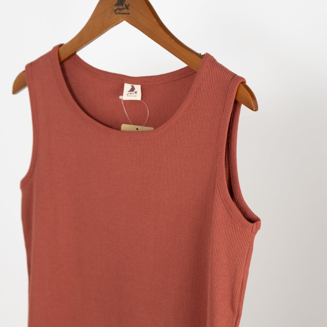 裾レースリブタンクトップ (10055176913028)