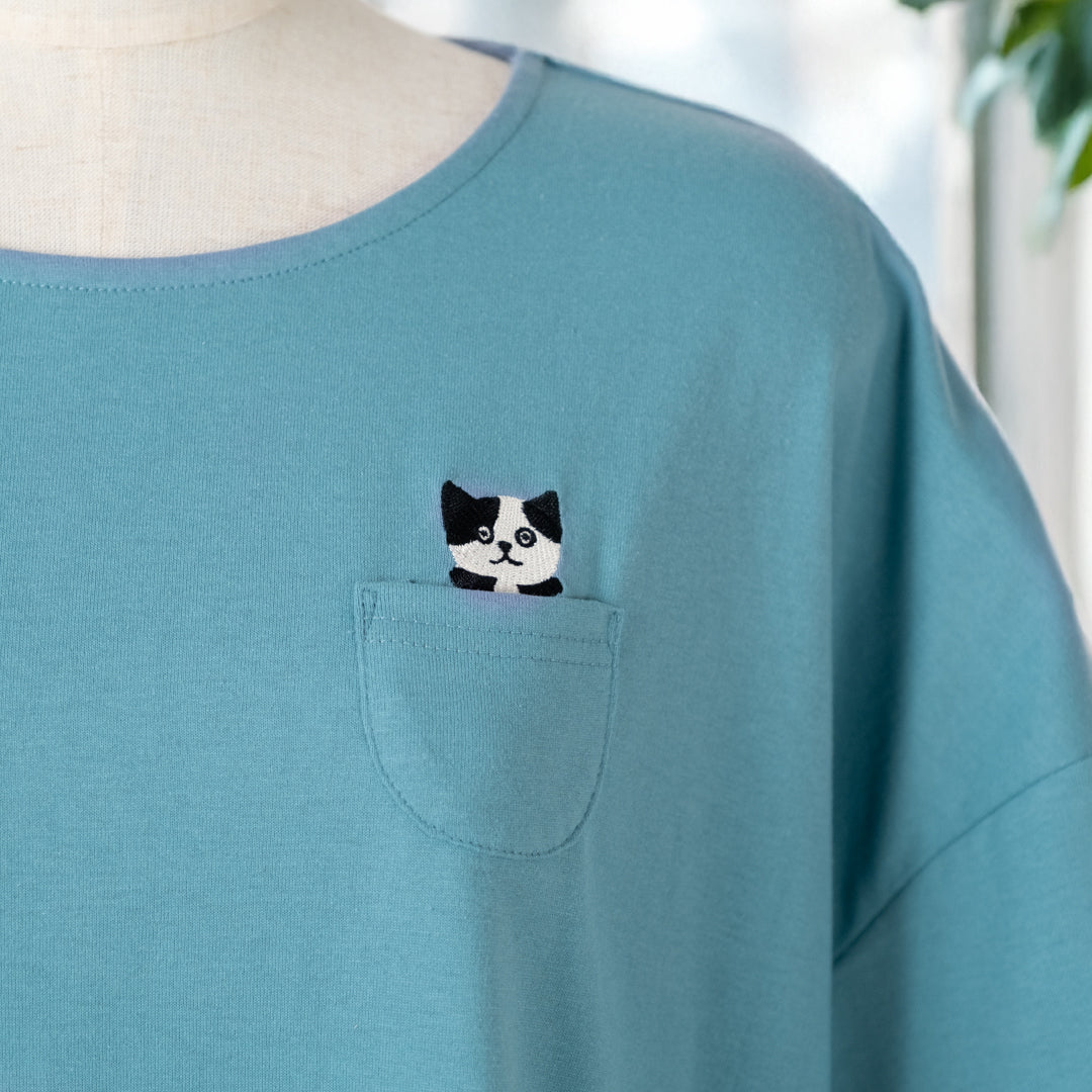 のぞき猫布帛切替プルオーバー (10057449046148)