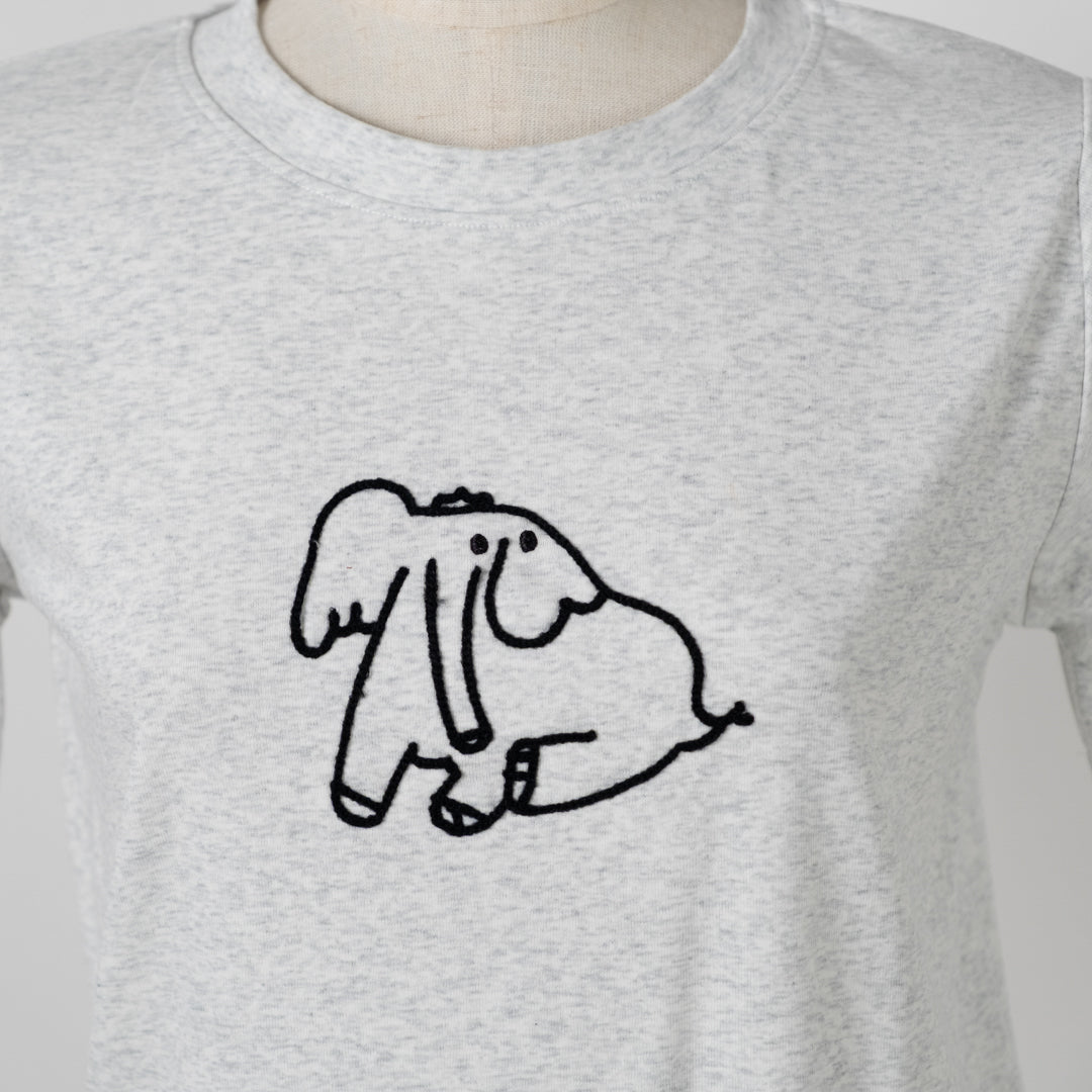 らくがきゾウさんTシャツ (10057454387332)