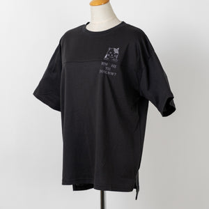 猫刺しゅう入りTシャツ (10060216336516)