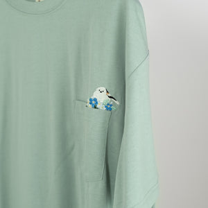 シマエナガポケットTシャツ (10060190908548)