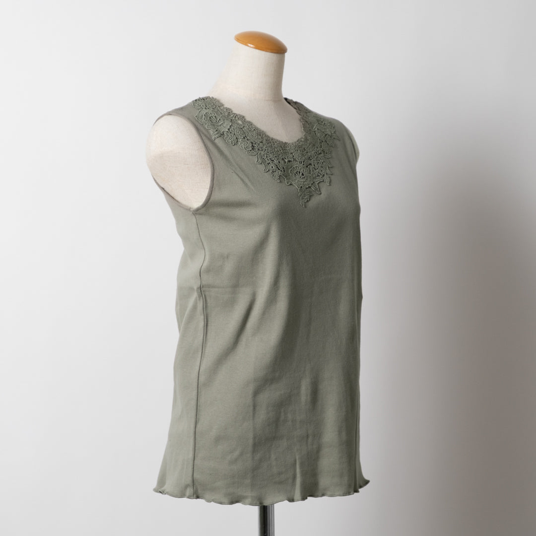 モチーフレースタンクトップ (10068200751236)