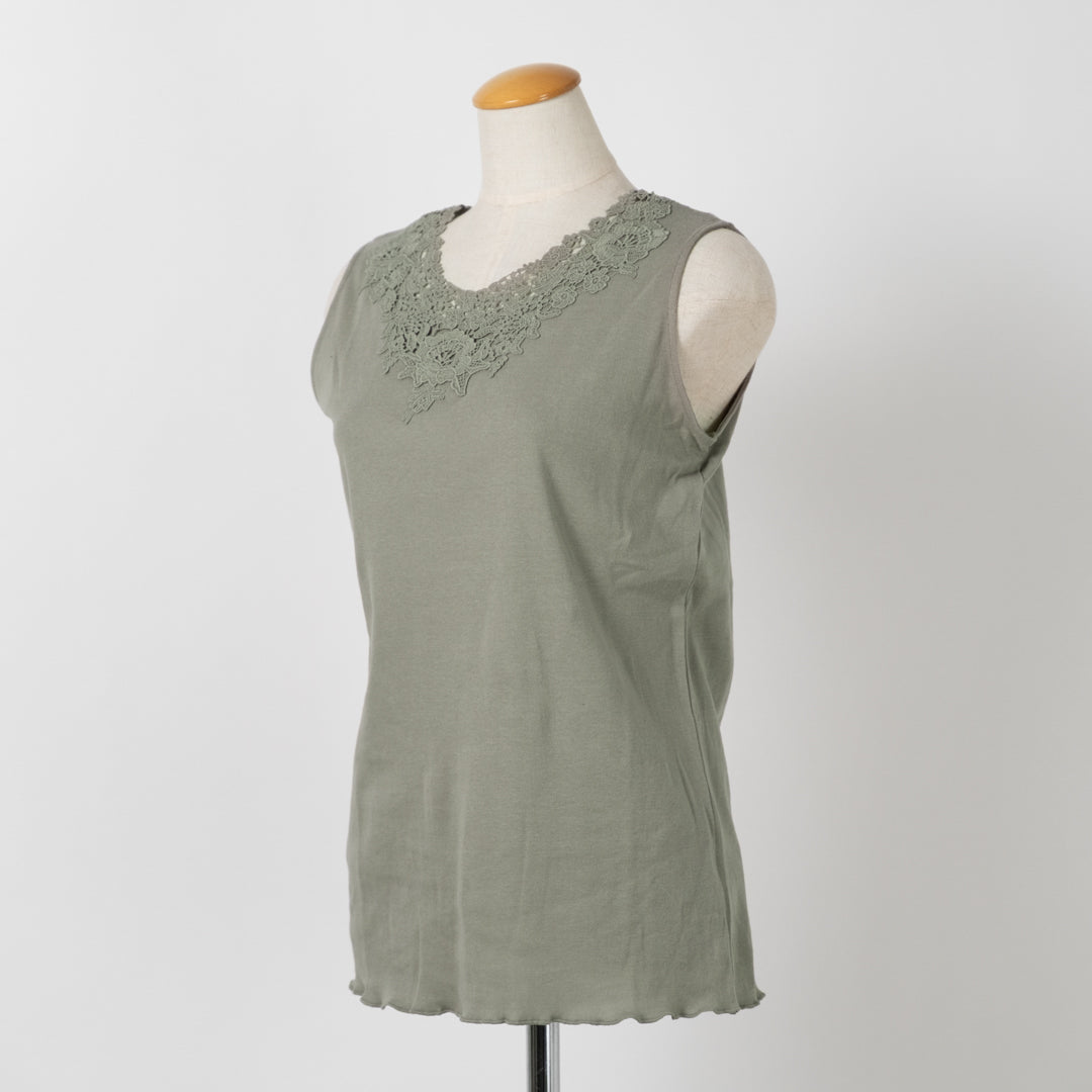 モチーフレースタンクトップ (10068200751236)