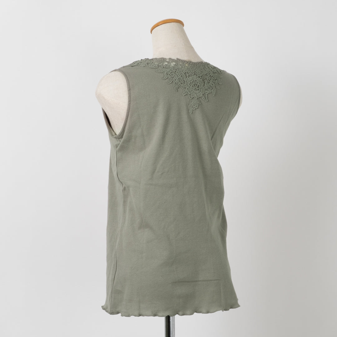 モチーフレースタンクトップ (10068200751236)