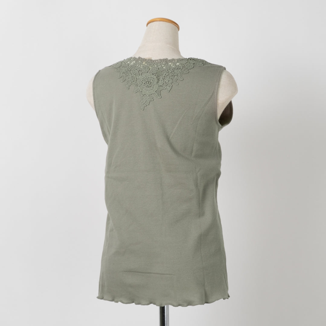 モチーフレースタンクトップ (10068200751236)