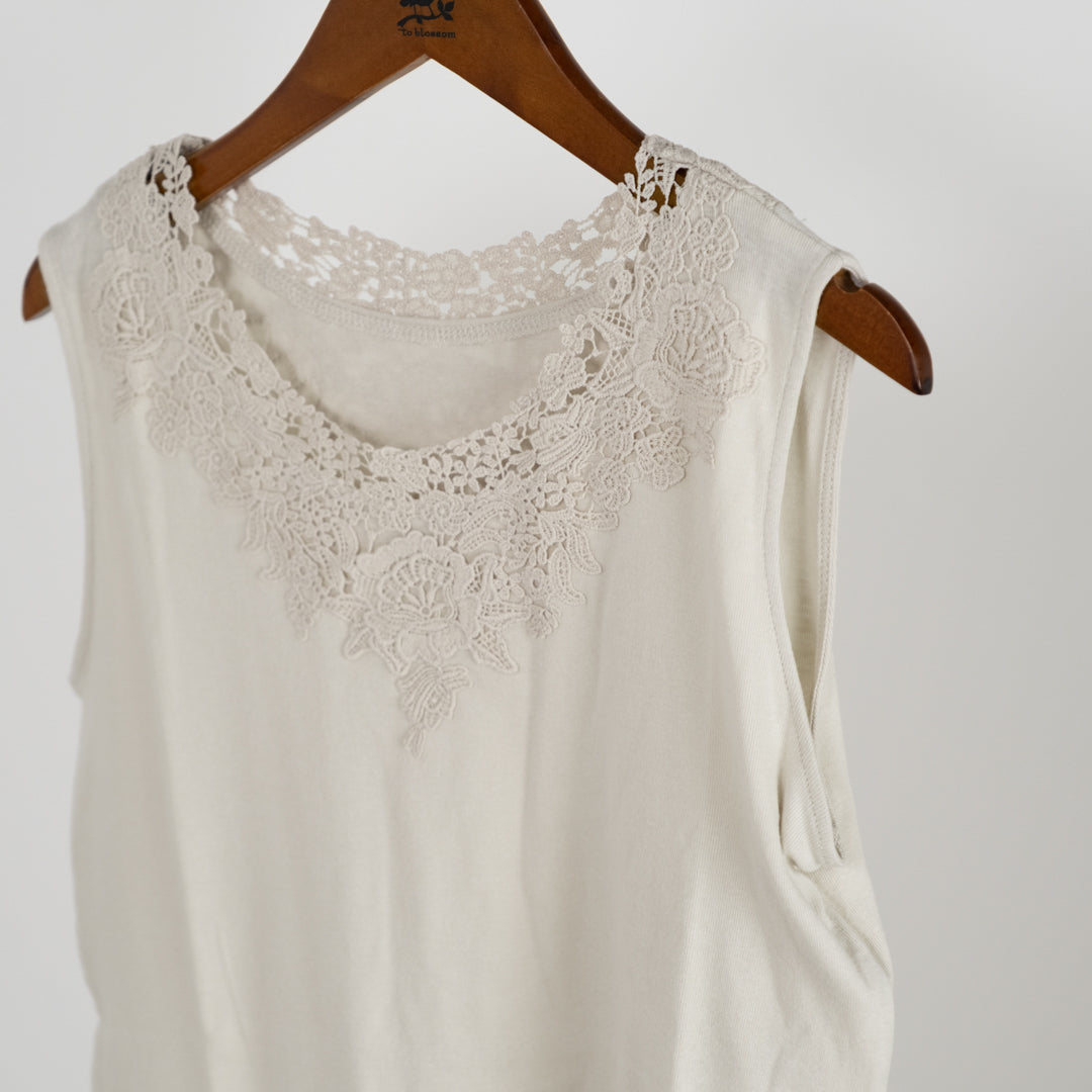 モチーフレースタンクトップ (10068200751236)