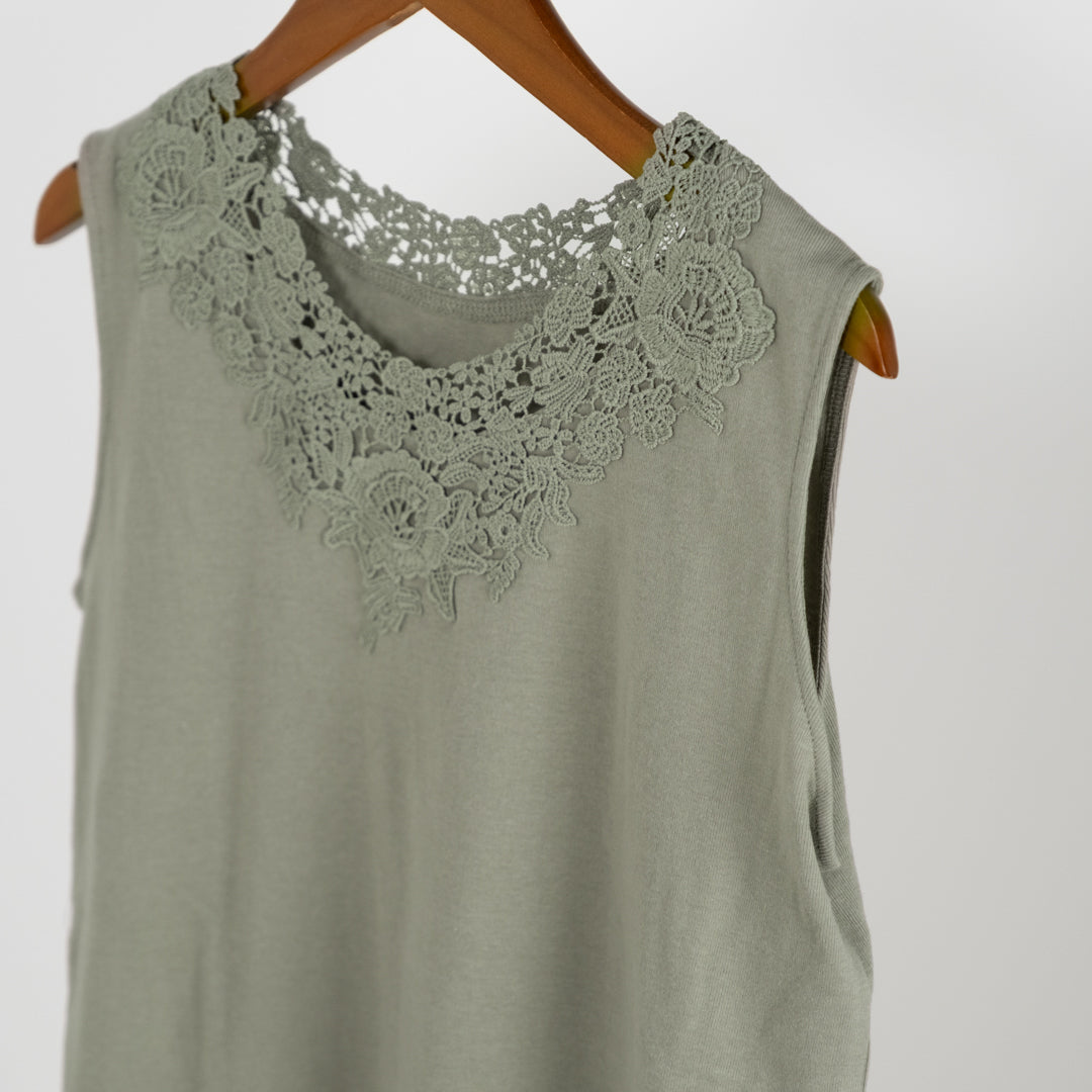 モチーフレースタンクトップ (10068200751236)