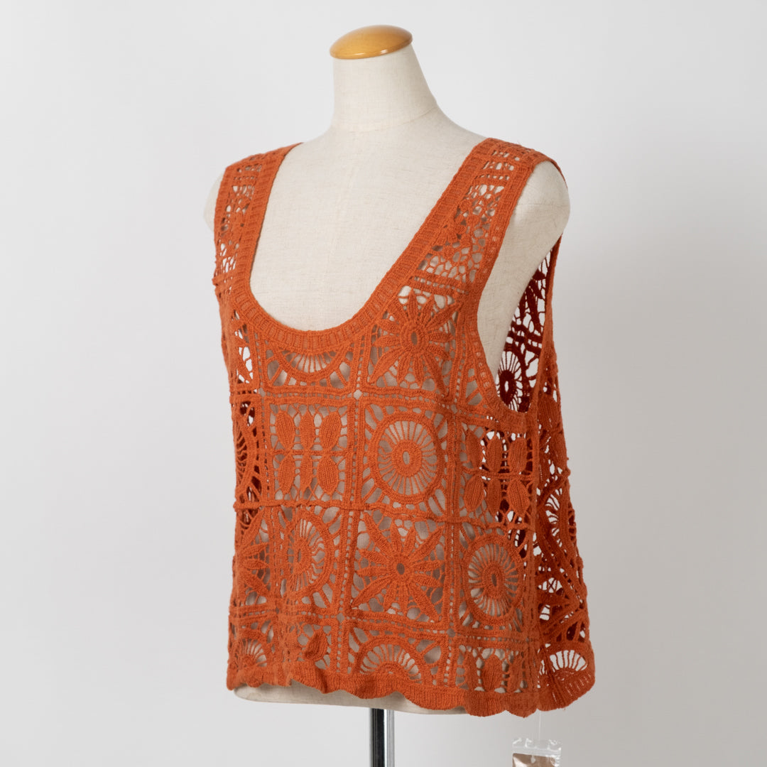 クロシェスクエアベスト (10060178980996)