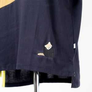 気ままなレッサーパンダ配色Tシャツ (10060285870212)