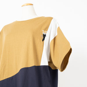 気ままなレッサーパンダ配色Tシャツ (10060285870212)