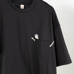 カワウソポケット刺しゅうTシャツ (10060271026308)