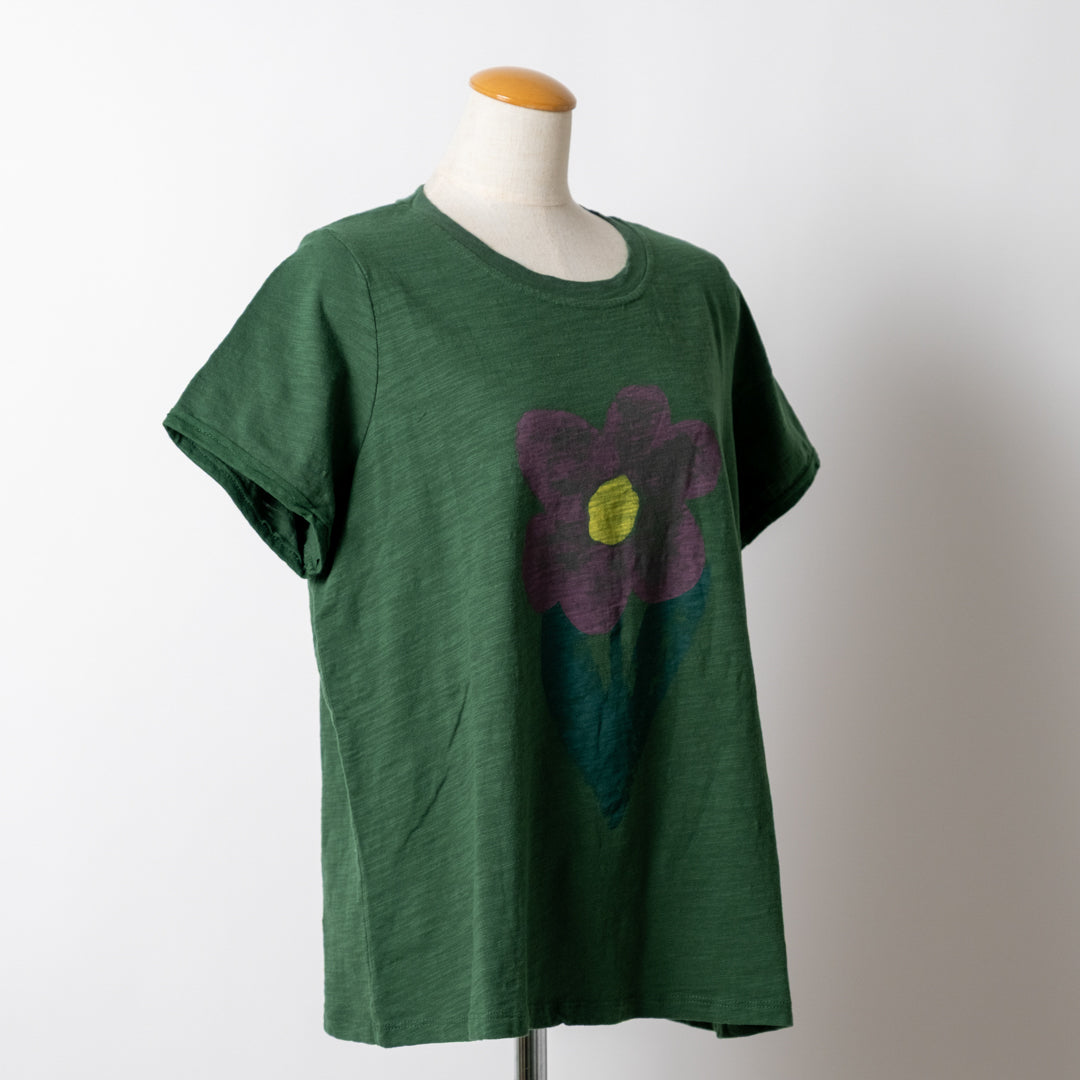 デイジープリントTシャツ (10068197277828)