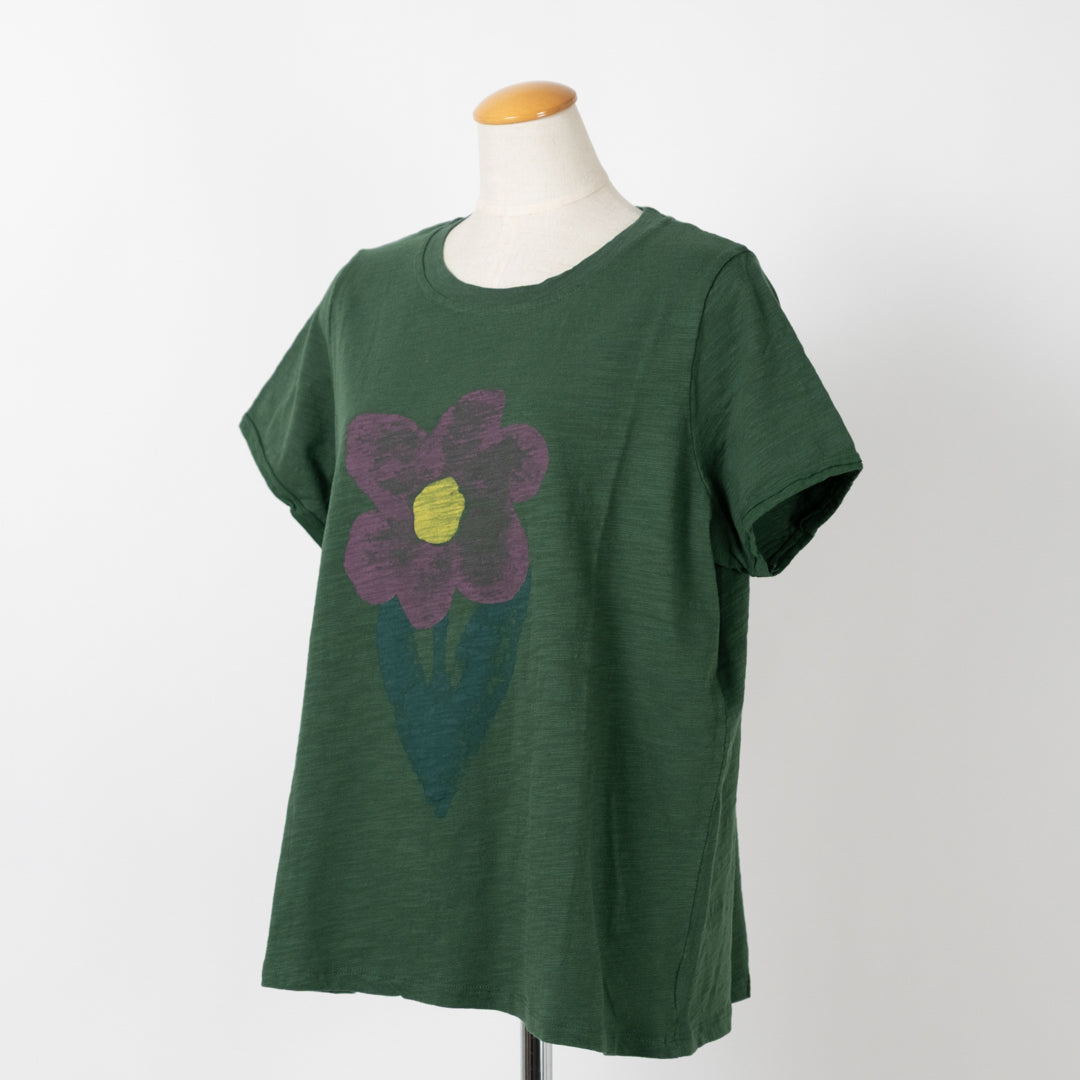 デイジープリントTシャツ (10068197277828)