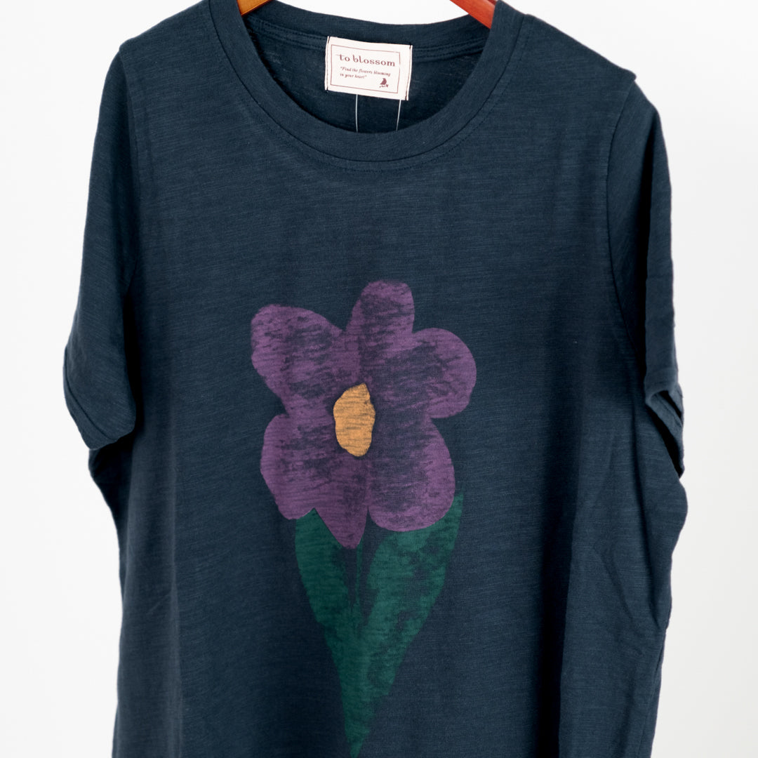 デイジープリントTシャツ (10068197277828)