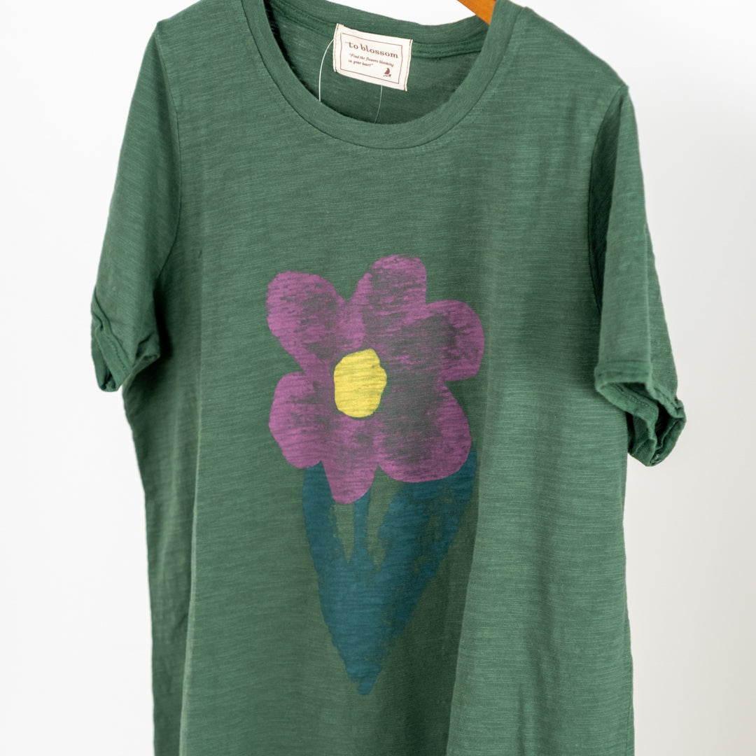 デイジープリントTシャツ (10068197277828)