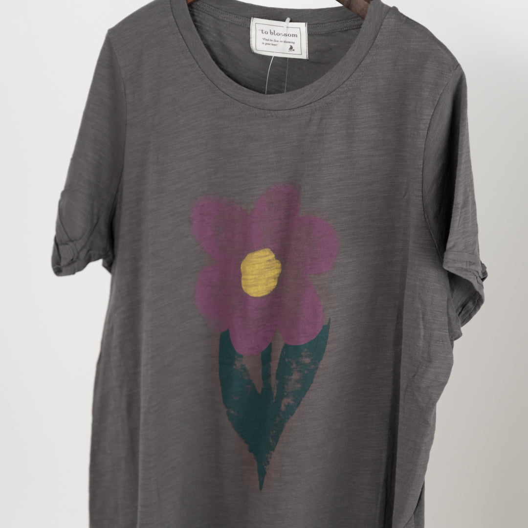 デイジープリントTシャツ (10068197277828)