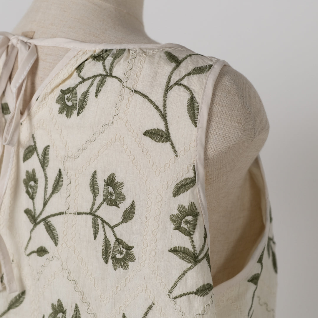 花柄エンブロイダリーブラウス (10069113307268)