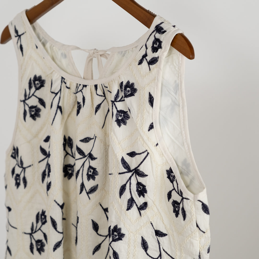 花柄エンブロイダリーブラウス (10069113307268)