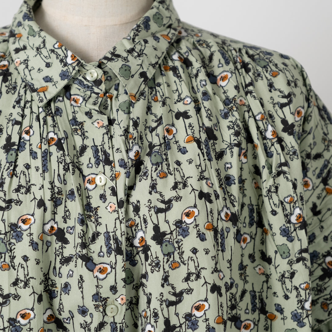 レーヨンプリントシャツ (10069111570564)