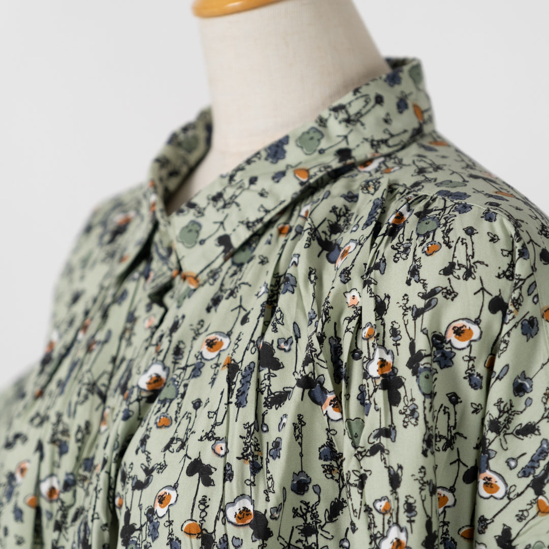 レーヨンプリントシャツ (10069111570564)