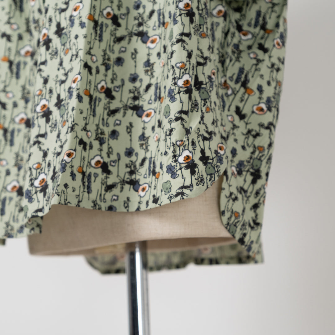 レーヨンプリントシャツ (10069111570564)