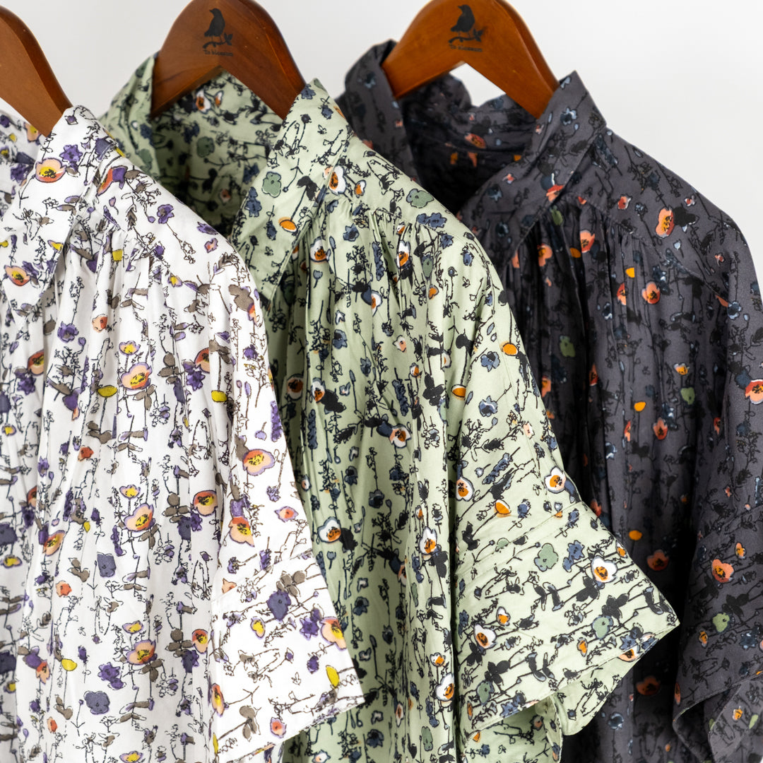 レーヨンプリントシャツ (10069111570564)