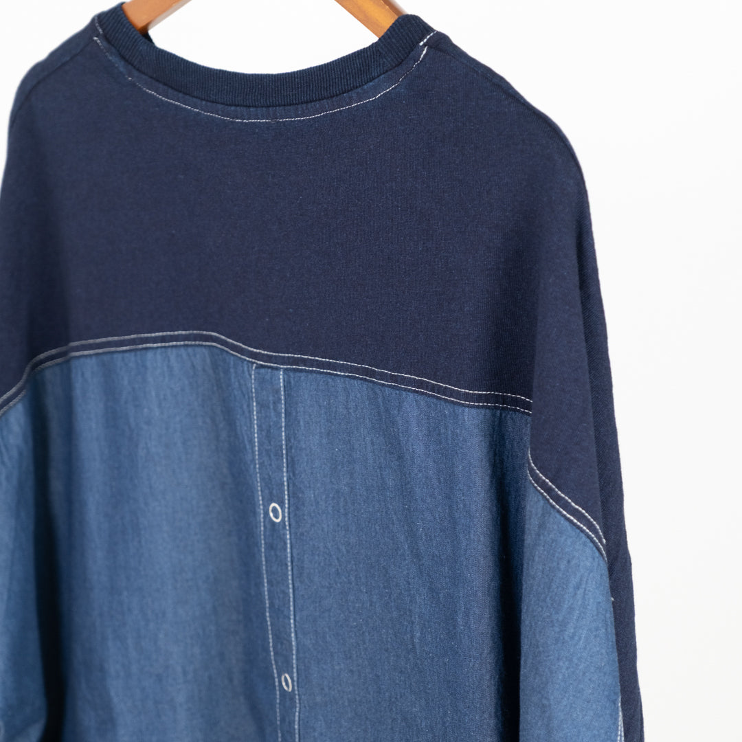 天竺×デニムプルオーバー (10069114421380)
