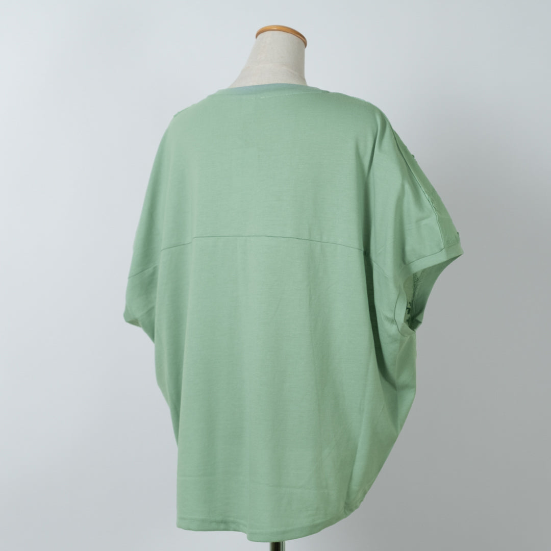 3D刺しゅうバンザイ型Tシャツ (10075226243204)