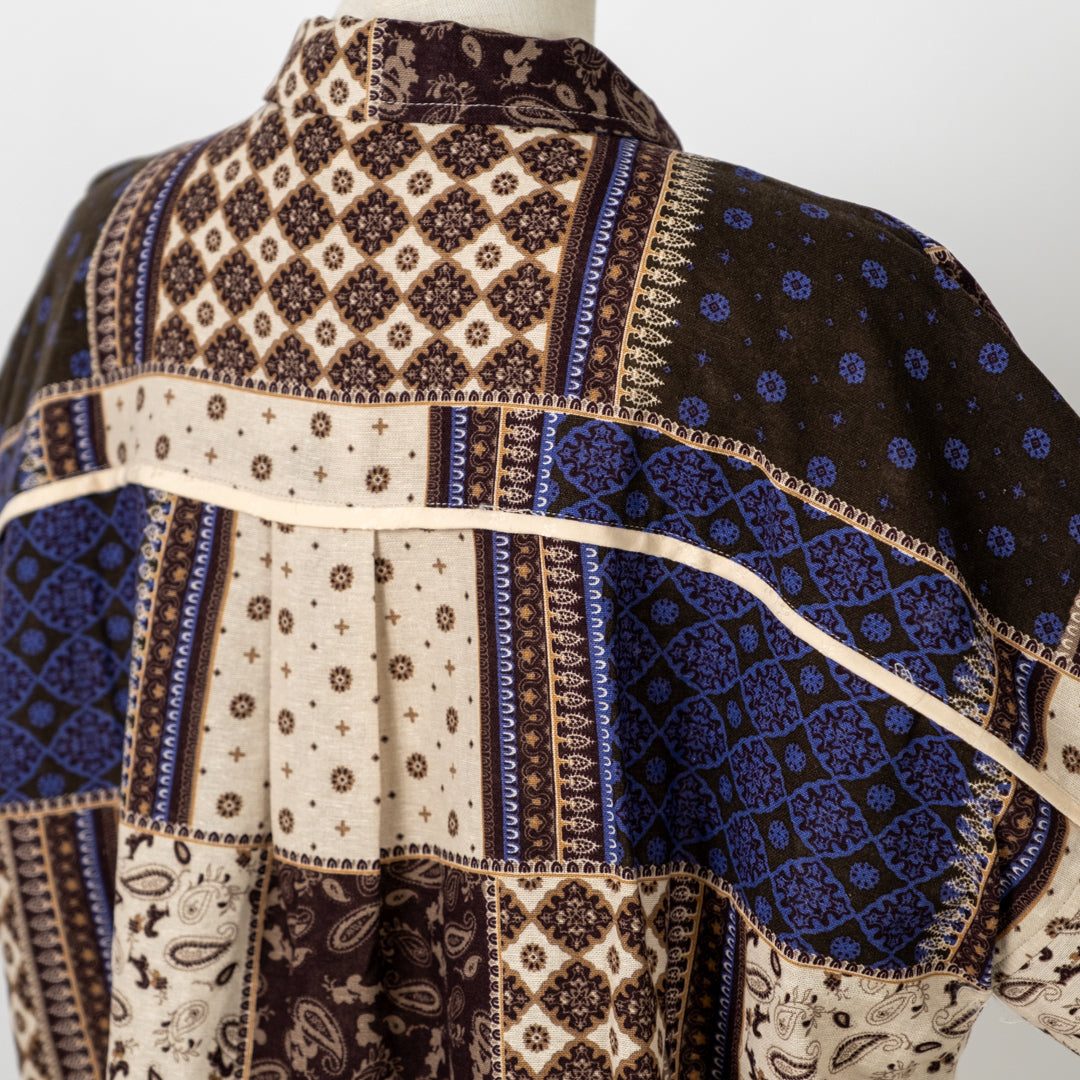 バンダナ柄ブラウス (10080875839620)