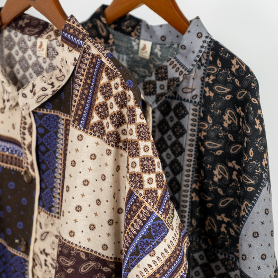 バンダナ柄ブラウス (10080875839620)