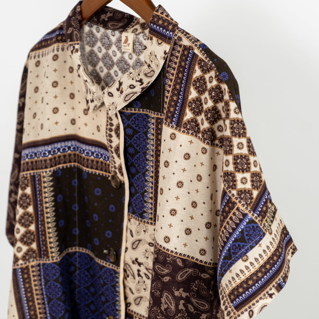 バンダナ柄ブラウス (10080875839620)