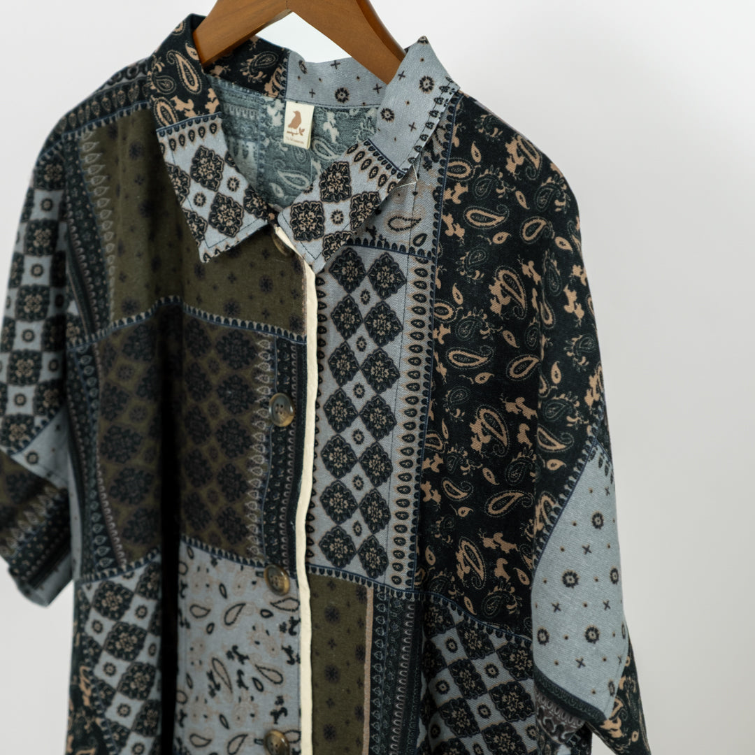 バンダナ柄ブラウス (10080875839620)