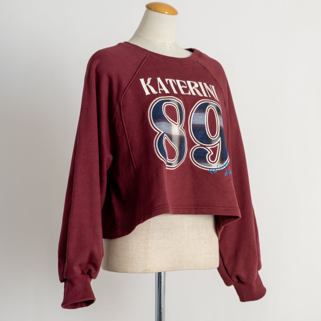 裏毛ナンバープルオーバー